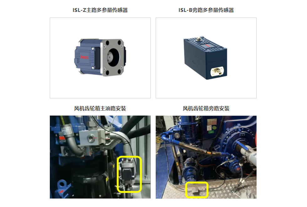ISL-Z主路多參量傳感器  ISL-B旁路多參量傳感器 風(fēng)機(jī)齒輪箱主油路安裝  風(fēng)機(jī)齒輪箱旁路安裝