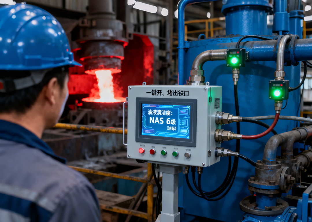 以鋼廠高爐液壓站為例：油液污染早預警，生產運維更科學